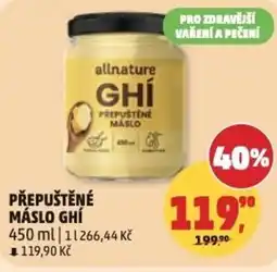 Penny Market Přepuštěné máslo ghí nabídka