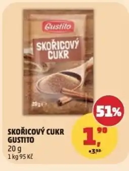 Penny Market Skořicový cukr gustito nabídka