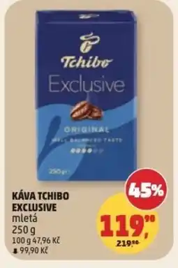 Penny Market Káva tchibo exclusive mletá nabídka