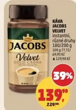 Penny Market Káva jacobs velvet instantní, nabídka