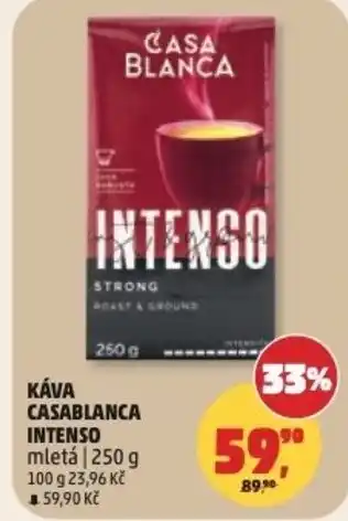 Penny Market Káva casablanca intenso mleta nabídka