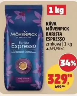 Penny Market Káva mövenpick barista espresso zrnková nabídka
