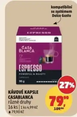 Penny Market Kávové kapsle casablanca nabídka