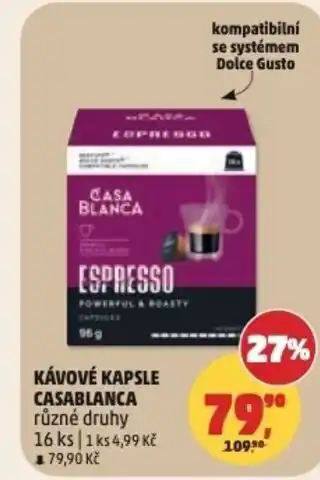 Penny Market Kávové kapsle casablanca nabídka