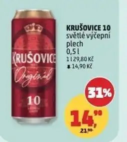 Penny Market KRUŠOVICE 10 světlé výčepní plech nabídka
