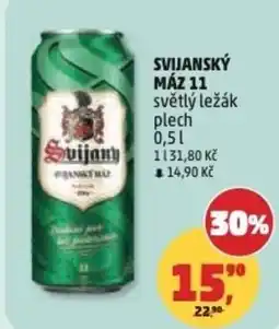 Penny Market SVIJANSKÝ MÁZ 11 světlý ležák plech nabídka