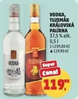 Penny Market Vodka, tuzemák královská palírna 37,5% alk. nabídka