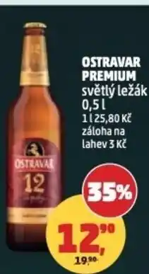 Penny Market OSTRAVAR PREMIUM světlý ležák nabídka