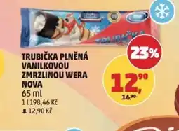 Penny Market Trubička plněná vanilkovou zmrzlinou wera nova nabídka
