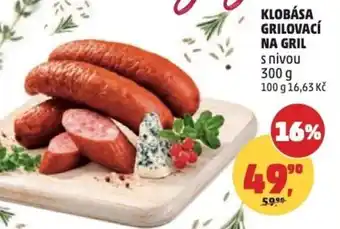 Penny Market Klobása grilovací na gril s nivou nabídka