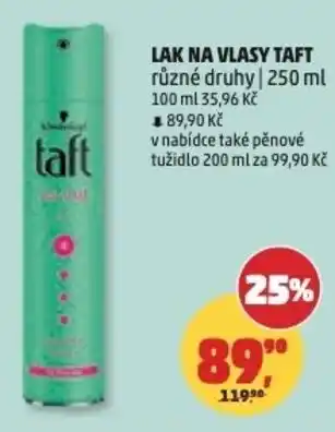 Penny Market Lak na vlasy taft nabídka