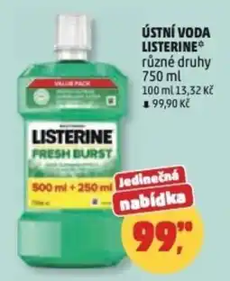 Penny Market Ústní voda listerine nabídka
