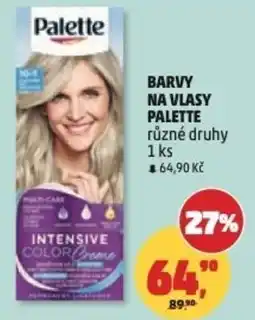Penny Market Barvy na vlasy palette nabídka