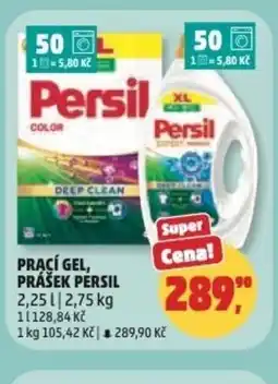 Penny Market Prací gel, prášek persil nabídka