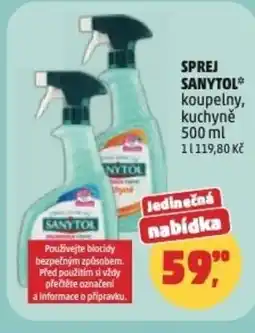 Penny Market Sprej sanytol koupelny, kuchyně nabídka