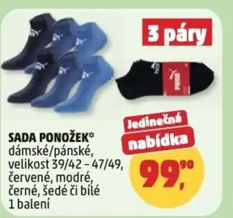 Penny Market Sada ponožek nabídka
