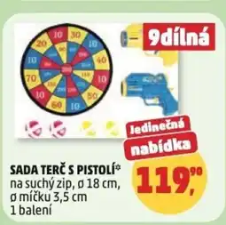 Penny Market Sada terč s pistolí nabídka