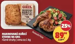 Penny Market Marinovaná kuřecí stehna na gril nabídka