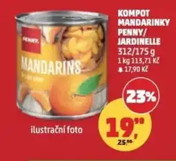 Penny Market Kompot mandarinky Penny/ Jardinelle nabídka
