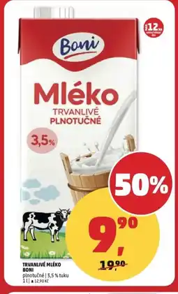 Penny Market Trvanlivé mléko Boni nabídka