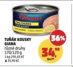 Penny Market Tuňák kousky Giana nabídka