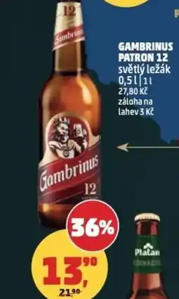 Penny Market Gambrinus Patron 12 nabídka