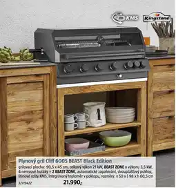 Bauhaus Plynový gril Cliff 6005 BEAST Black Edition nabídka
