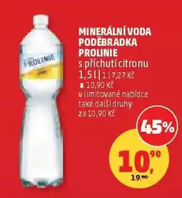 Penny Market MINERÁLNÍ VODA PODĚBRADKA PROLINIE nabídka