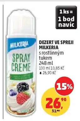 Penny Market DEZERT VE SPREJI MILKERIA nabídka