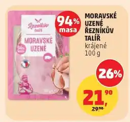 Penny Market MORAVSKÉ UZENÉ ŘEZNÍKŮV TALÍŘ krájené nabídka