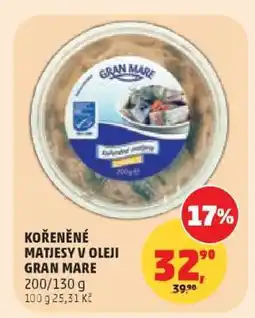 Penny Market KOŘENĚNÉ MATJESY V OLEJI GRAN MARE nabídka