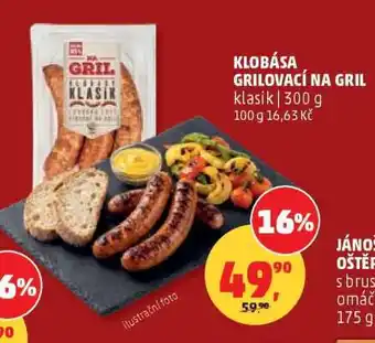 Penny Market KLOBÁSA GRILOVACÍ NA GRIL nabídka