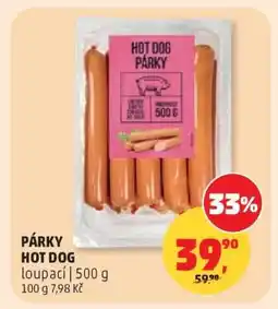 Penny Market PÁRKY HOT DOG nabídka
