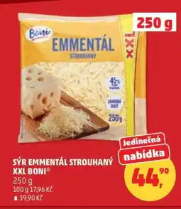 Penny Market SÝR EMMENTÁL STROUHANÝ XXL BONI nabídka