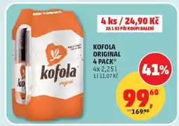 Penny Market KOFOLA ORIGINAL 4 PACK nabídka