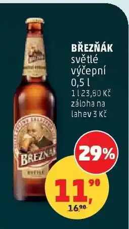 Penny Market Březňák světlé výčepní 0,5 l nabídka