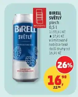 Penny Market BIRELL SVĚTLÝ plech 0,5 l nabídka