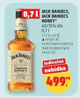 Penny Market Jack Daniel's, Jack Daniel's Honey nabídka