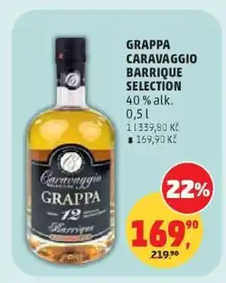 Penny Market GRAPPA CARAVAGGIO BARRIQUE SELECTION nabídka