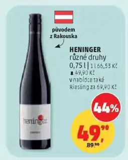 Penny Market HENINGER různé druhy nabídka