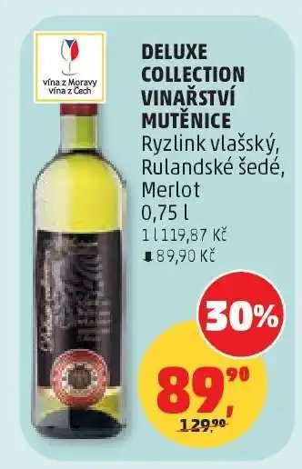 Penny Market DELUXE COLLECTION VINAŘSTVÍ MUTĚNICE nabídka