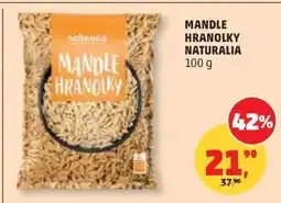 Penny Market MANDLE HRANOLKY NATURALIA 100 g nabídka