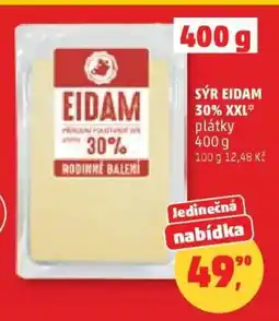 Penny Market Sýr Eidam 30% XXL plátky nabídka