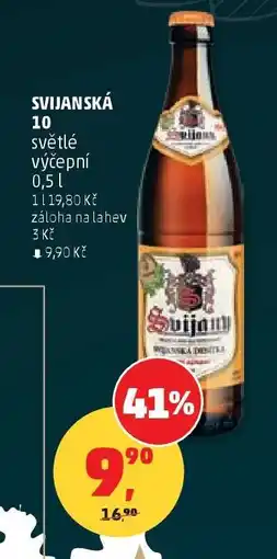 Penny Market SVIJANSKÁ 10 světlé výčepní 0,5 l nabídka