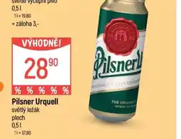 Globus Pilsner Urquell světlý ležák plech nabídka