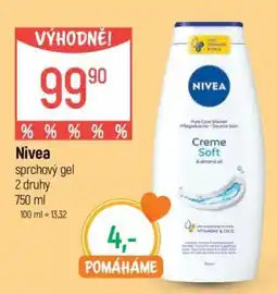 Globus Nivea sprchový gel nabídka