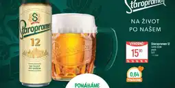 Globus STAROPRAMEN 12 světlý ležák plech nabídka