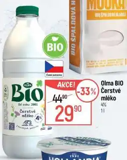 Globus OLMA Bio čerstvé mléko nabídka
