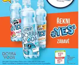 Globus YES ochucená minerální voda neperlivá nabídka