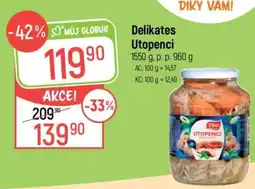 Globus Delikates Utopenec nabídka